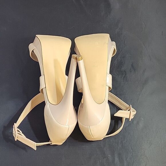 NINE WEST OPEN TOE THREE ADJUSTABLE BUCKLE ANKLE STRAP WOMEN"S SANDAL - Picture 9 of 13